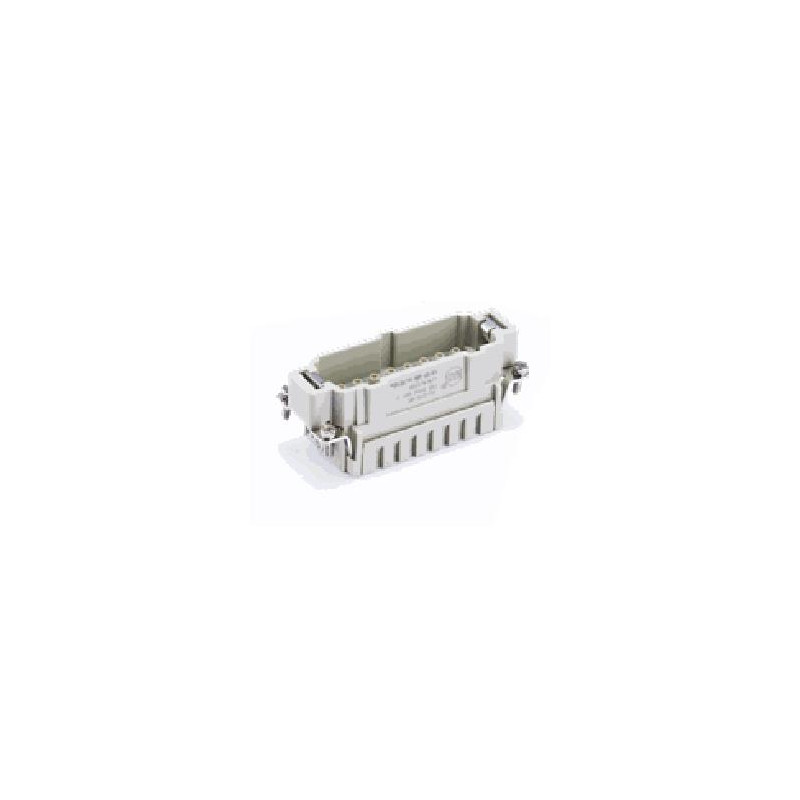 Insert HVE, Raccordement à vis, mâle, 8 pin, 16A, Polycarbonate, 16B|32B 